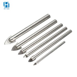 Hot Sales 6PCS Glass Drill Bit 3/4/5/6/8/10mm Single Tip For Tile Ceramic