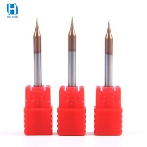 HRC 55 Micro Diameter Solid Carbide Mills 2 Flutes Carbide Endmill CNC Milling Machine Tools Micro End Mill