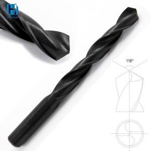 118° HSS 4341 Straight Shank Drill Bit DIN338 For Metal Drilling