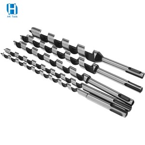 5PCS 230mm Length SDS Plus Shank Auger Drill Bit Set 6/10/14/18/20mm For Deep Hole Wood Drilling