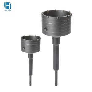 SDS Hollow Core Bit Concrete Hole Saw Cutter TCT Carbide Drill Bit For Concrete Wall Brick Block Cement