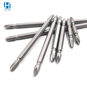 1/4″ S2 Alloy Steel Magnetic Double End Screwdriver Bit For Philips Head