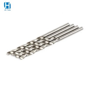 DIN338 HSS 4241 Roll Forged Straight Shank Bright Twist Drill Bit 8mm For Metal Wood Drilling