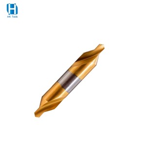 A1-A6 Wholesale Titanium Coated High Speed Steel Centre Drill A type Spiral Fluted