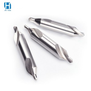 DIN333A 1.0-10.0mm HSS Centre Drill Bit M2 For Metal Drilling