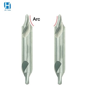 DIN333R HSS Centre Drill Bit Type-R Fully Ground For Metal Drilling