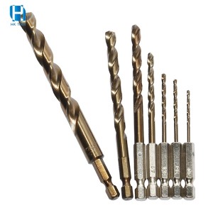 Wholesale Hexagonal Shank Drill Bit 1-13mm Cobalt Containing For Stainless