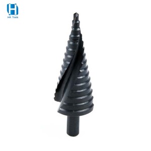 1PCS 4-32MM HSS Spiral Groove Step Drill Bit Titanium Nitride