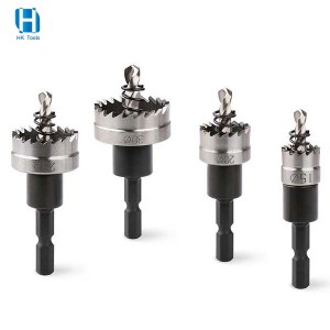 HSS4341 Hole Saw Opener 12-60mm With Hexagonal Shank For Metal Drilling