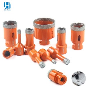 Vacuum Brazed M14 Diamond Hole Saw 6-100mm For Marble Concrete Masonry Cutting