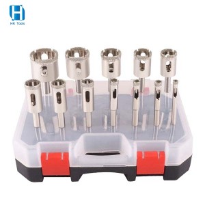 12PCS 6-35mm Tile Glass Hole Saw Drill Bit For Marble Ceramic Power Tool