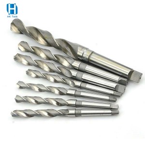 High Quality Bright HSS Morse Taper Shank Drill Bit For Metal