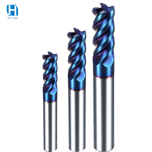 HRC65 Corner Radius End Mills Carbide 4 Flutes End Mills CNC Router Bits