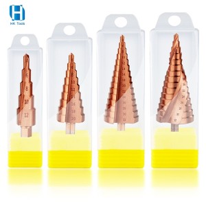 M35 Cobalt Containing HSS Step Drill Bits Hexagonal Shank For Stainless Steel