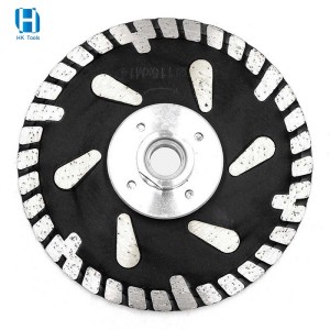 Sintered Turbo Rim Diamond Saw Blade With M14 Flange For General Purpose Cutting