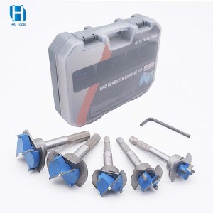 5PCS Adjustable Woodworking Forstner Drill Bit Set 15-35mm For Wood Hinge Boring