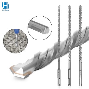 3PCS Single Tip SDS Plus Shank Impact Drill bits For Wall Conrete