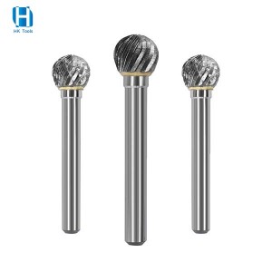 D Type Tungsten Carbide Rotary Files Burr Drill Bit CNC Engraving Rotary Cutter Metal Polishing Tool