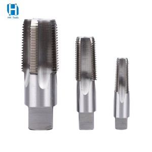 High Speed Steel Pipe Threading Taps Square Shank NPT1/8″ 1/4″ Threading Tools