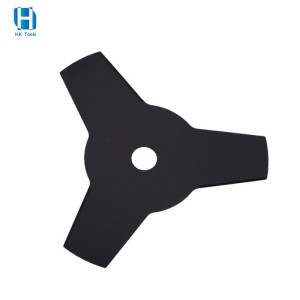 Hot Sale Brush Cutter Blade 3 Tooth Manganese Steel Lawn Mower Grass Cutter Blade Accessories For Edging and Trimming Weeds