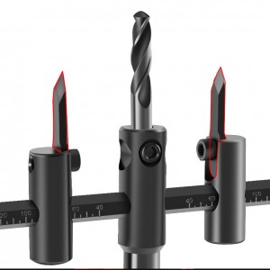Wood Circle Hole Saw Cutter Aircraft Type Adjustable Woodworking Hole Saw Opener Drill Bit
