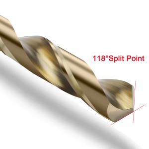DIN345 HSS-Co Taper Shank Drill Bit M35 For Metal Drilling