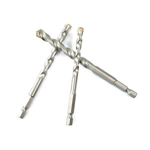 Tungsten Carbide Tipped Masonry Drill Bit Hex Shank For Concrete Brick Wall