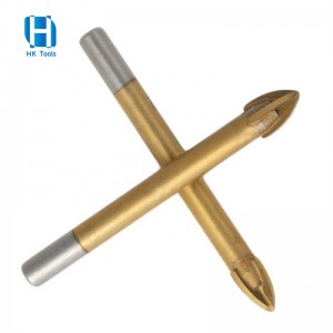 China Best Supplier Cross Tip Glass Drill Bit Set for Cutting Ceramic Porcelain Tile