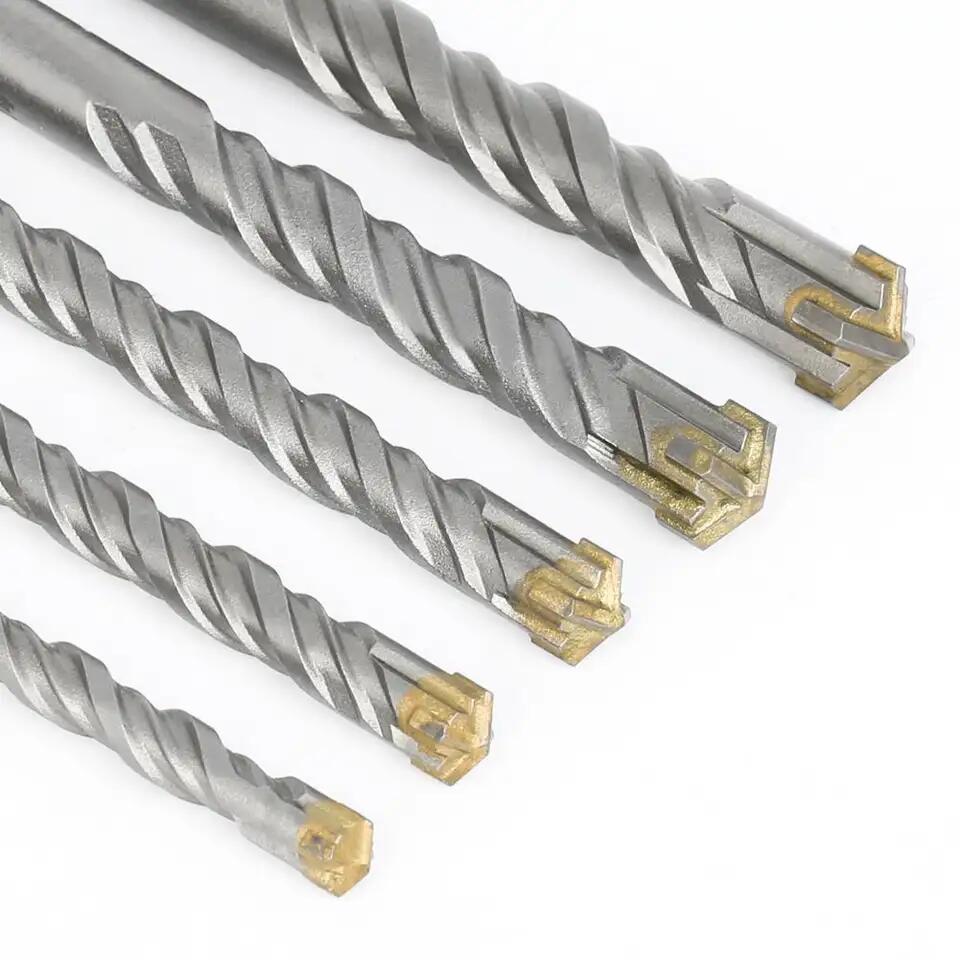 Cross Tip 4 Cutters S4 Flute SDS Plus Hammer Drill Bit For Concrete Cross Tip 4 Cutters S4 Flute SDS Plus Hammer Drill Bit For Concrete