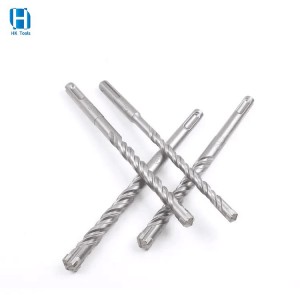 Cross Tip 4 Cutters S4 Flute SDS Plus Hammer Drill Bit for Concrete Block Brick Wall Drilling
