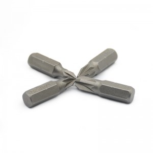 25mm CR-V Pozidriv Insert Screwdriver Bits PZ0-PZ4 With Hex Shank Power Screwdriver Accessories