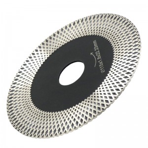 Factory Supply 5” 125mm Hot Press Turbo Diamond Saw Blade Grinding & Cutting Disc For Ceramic Porcelain Tile