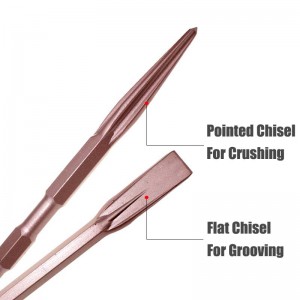 Hot Selling Self-Sharpening Electric Hammer Chisel With SDS/65A/Hex/Square Shank For Stone Concrete Brick