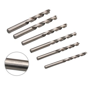HSS Fully Ground Brad Point Drill Bit For Wood Cutting