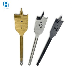 Tri-Point Paddle Flat Wood Spade Drill Bit for Wood Clean and Fast Drilling