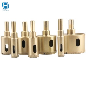 6-60mm Diamond Brazed Core Dry Drill Hole Opener For Porcelain Tiles Marble Hole Saw Cutter