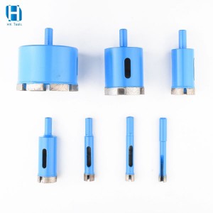 Wet Cutter Vacuum Brazed Diamond Core Drill Bit Hole Saw for Porcelain Tile Marble Granite brocas para marmol
