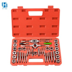 40 PCS Alloy Steel Metric Tap & Hex Die Set