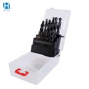 Straight Shank Drill Bits Set (1mm-10mm/19pcs) Drill Bits for Metal