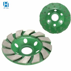 4″ Diamond Segment Grinding Wheel Marble Concrete Granite Stone Cup Grinder Disc