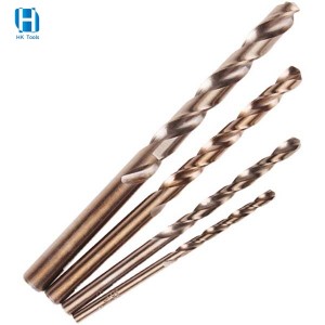 M35 5% Cobalt Containing HSS Straight Shank Drill Bit  For Stainless Steel