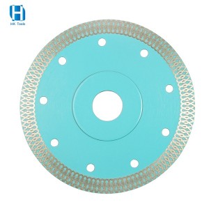 4.5Inch 115mm Hot Press Diamond Saw Blade Mesh Turbo Cutting Disc For Ceramics
