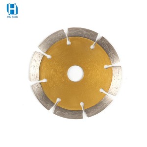 Hot Press Segment Diamond Saw Blade Dry Cutting Disc For Granite Marble Stone