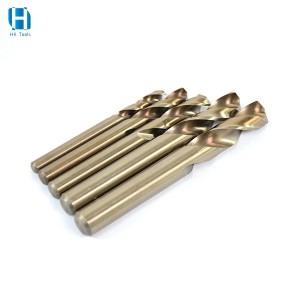 M35 High Speed Steel Short Twist Drill Bit Straight Shank DIN1897 For Metal
