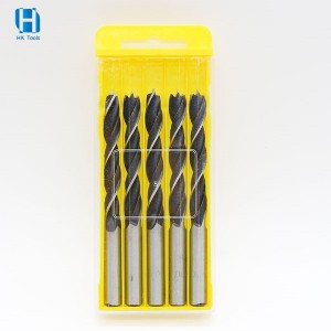 5PCS Brad Point Drill Bit Set For Woodworking Drilling Tool