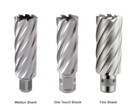 HSS annular cutter shank