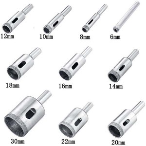 Diamond Tipped Hole Saw Cutter Glass Drill Bit 6-100mm For Tile Ceramic