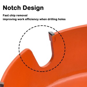 5PCS Alloy Woodworking Hole Opener Set For Plasterboard PVC Board Reamer 64-127mm