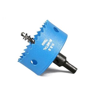 M42 Bimetallic Hole Opener Blue Coated Hole Saw For Gypsum Woodworking