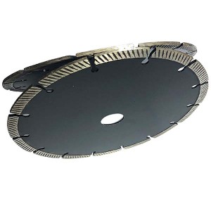 230*10*22.23mm Fine Teeth Dry Turbo Diamond Saw Blade For Marble Granite